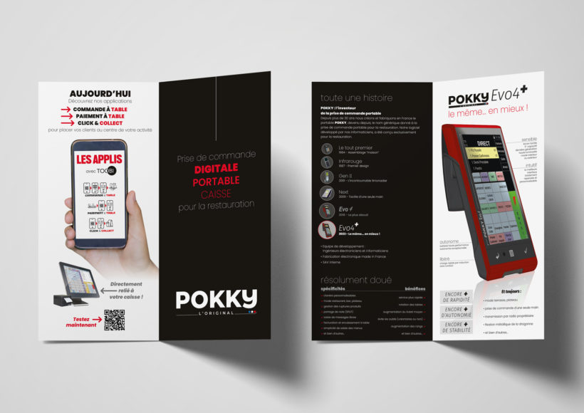 Identité visuelle — flyer maquette