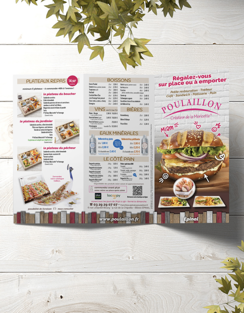 Menumatique — porte-menus sur-mesure Graphimage